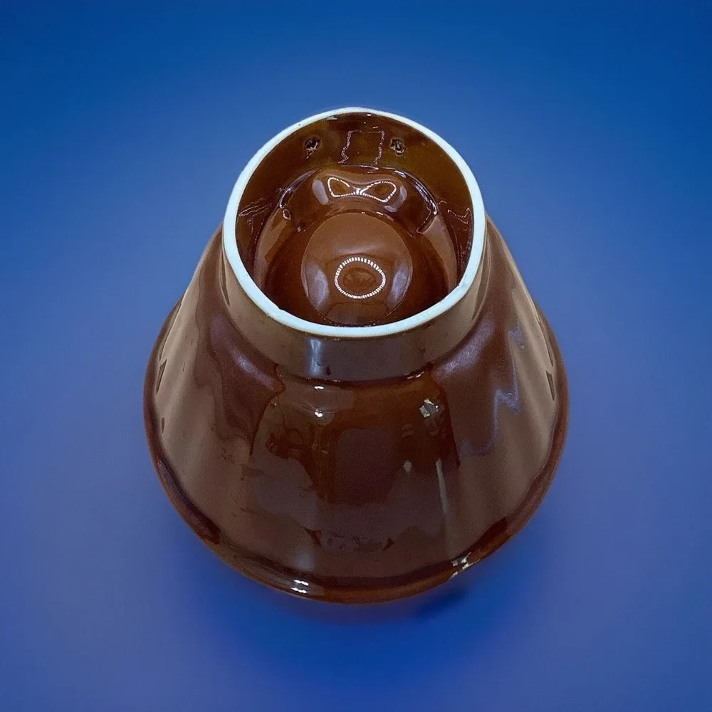 2 Williams Sonoma Brown Glazed Ceramic Pineapple Mold-7